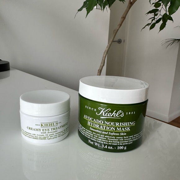 Kiehl’s set: Avocado Hydration Mask + Avocado Eye Cream +cosmetic bag+ orig. box - Picture 3 of 5